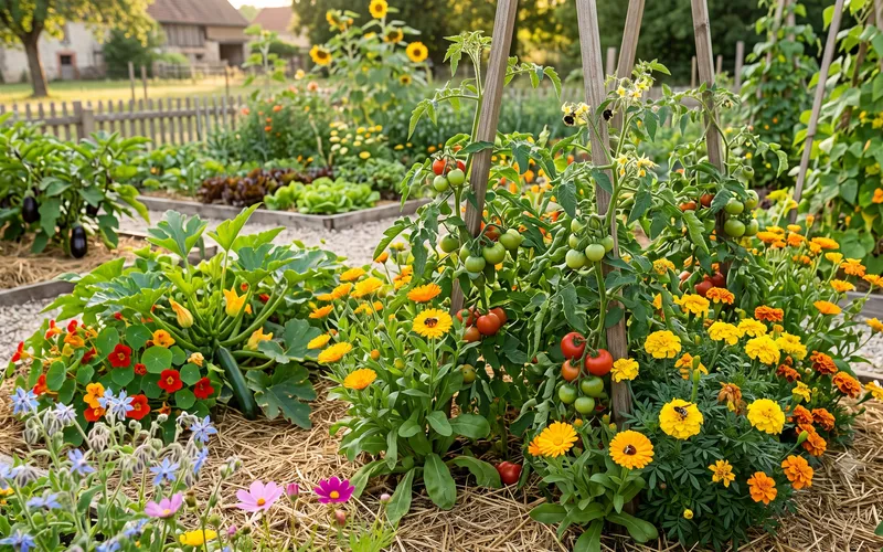 Associer les légumes et les fleurs : Le guide ultime du compagnonnage au potager