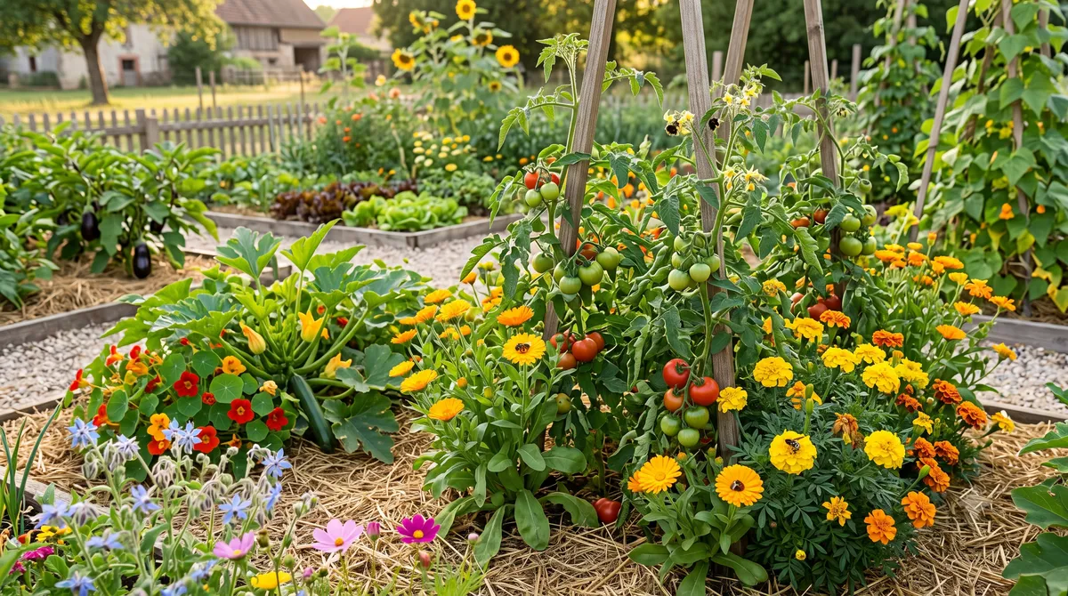 Associer les légumes et les fleurs : Le guide ultime du compagnonnage au potager