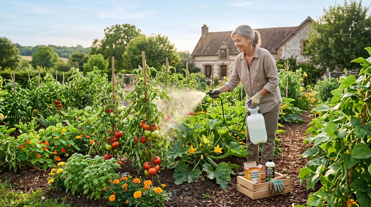 Bicarbonate de soude au potager : Le fongicide naturel contre mildiou et oïdium