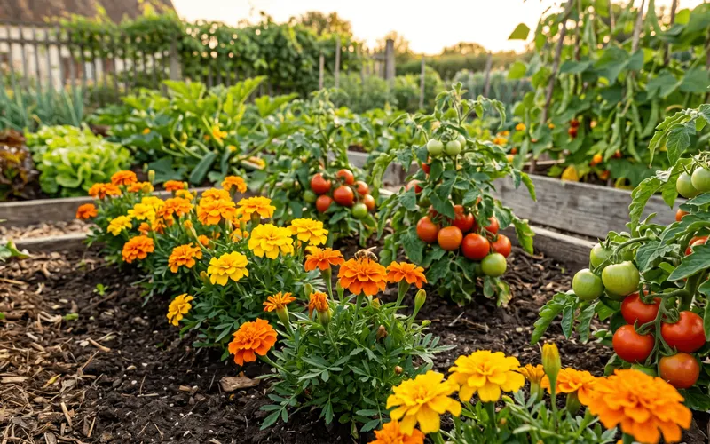 Œillets d'Inde au Potager : Le Secret Naturel d'un Jardin Serein