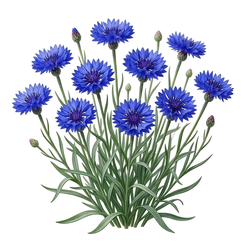 Illustration : Bleuet