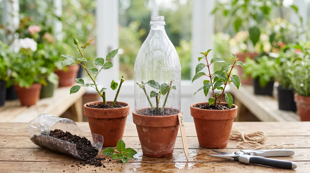 Bouturage à l’étouffée dans une bouteille plastique : Le guide technique 100% récup