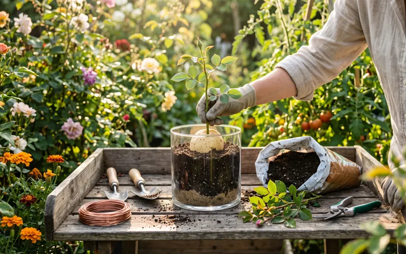 Bouturer dans une pomme de terre : Mythe de jardinier ou vraie astuce de multiplication ?