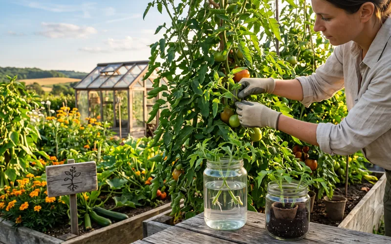 Bouturer les gourmands de tomates : L'astuce pour doubler ses plants gratuitement