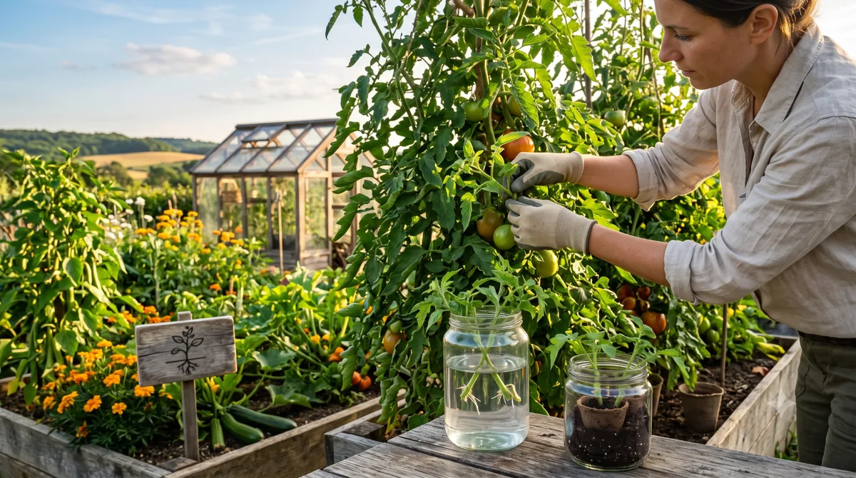 Bouturer les gourmands de tomates : L'astuce pour doubler ses plants gratuitement