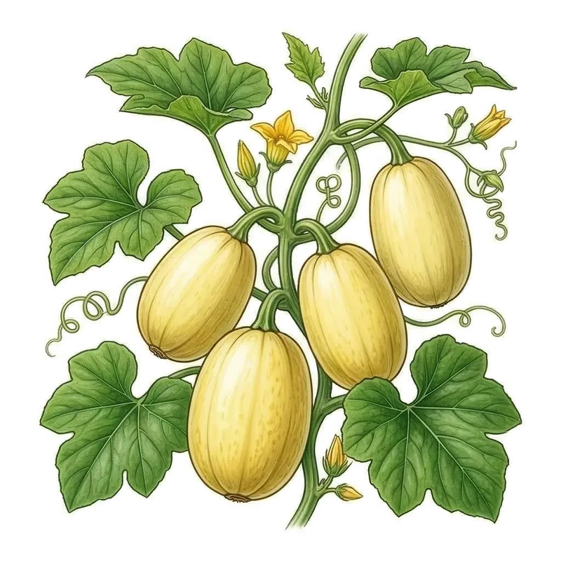 Illustration : Courge Spaghetti