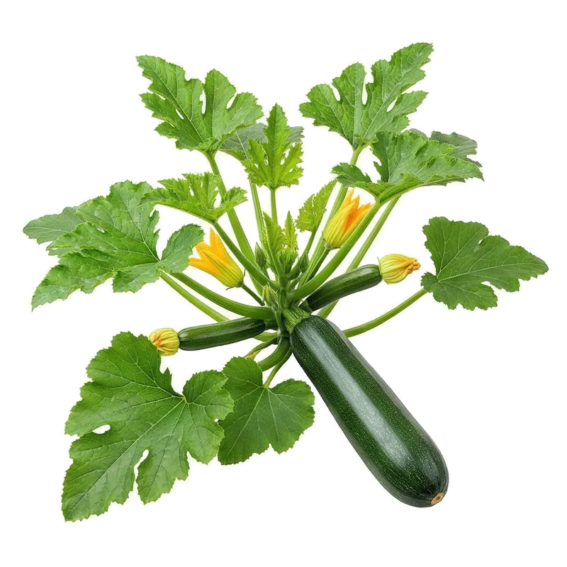 Illustration : Courgette Verte