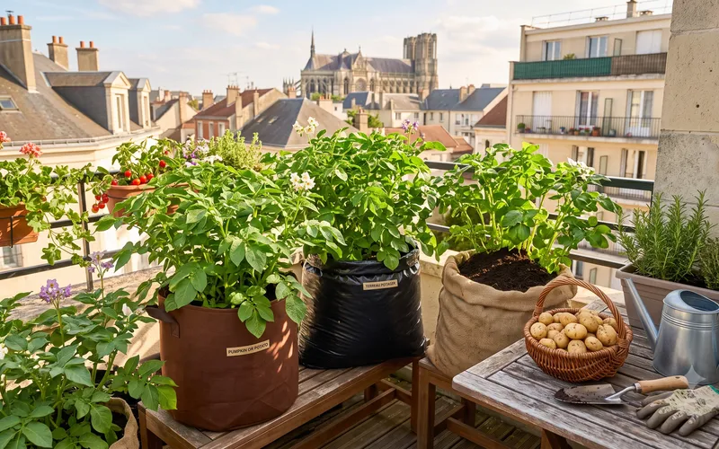 Cultiver des pommes de terre dans un sac de terreau : Rendement XXL sur balcon