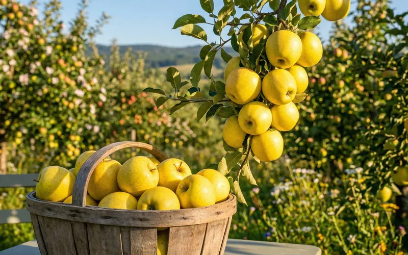 Pommier 'Golden Delicious' : Plantation, Entretien et Récolte pour des Pommes Parfaites