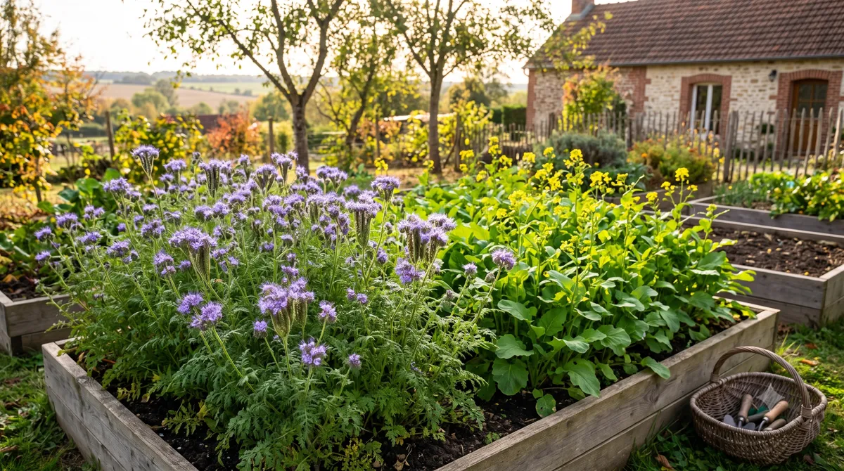 Engrais vert d'automne : Réussir son semis de moutarde et phacélie facilement