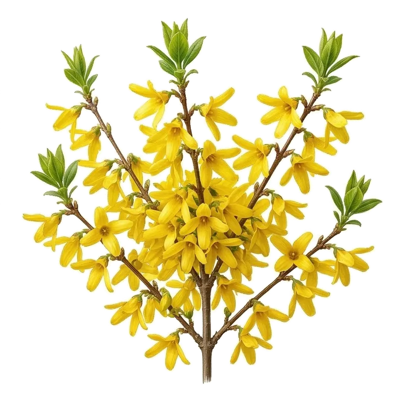 Illustration : Forsythia