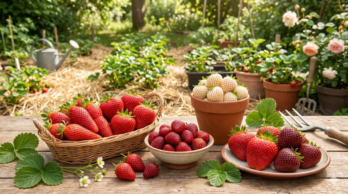Gariguette, Charlotte ou Mara des Bois : Le Guide Ultime des Variétés de Fraisiers