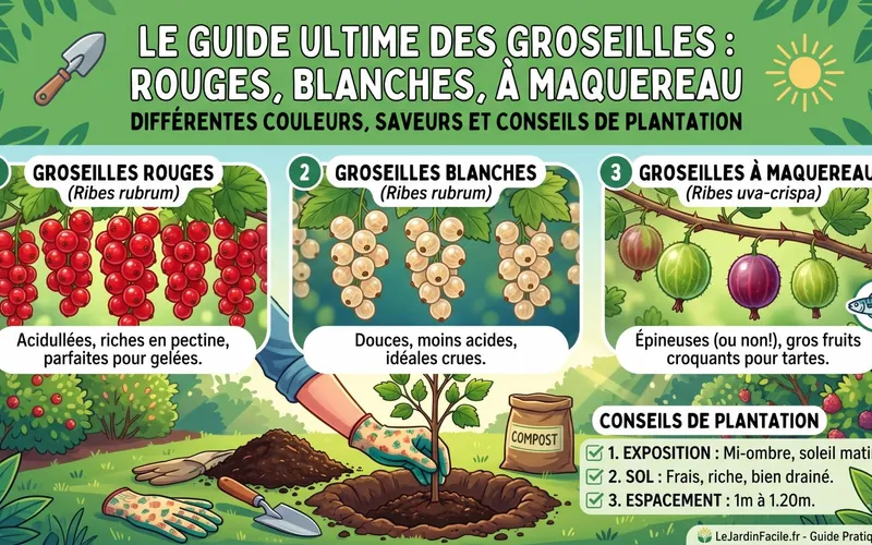 Rouge, Blanche ou à Maquereau : Le Guide Ultime des Variétés de Groseilles