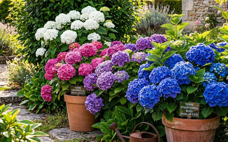 Couleur des Hortensias : Le Secret Infaillible pour Obtenir du Bleu, du Rose ou du Blanc
