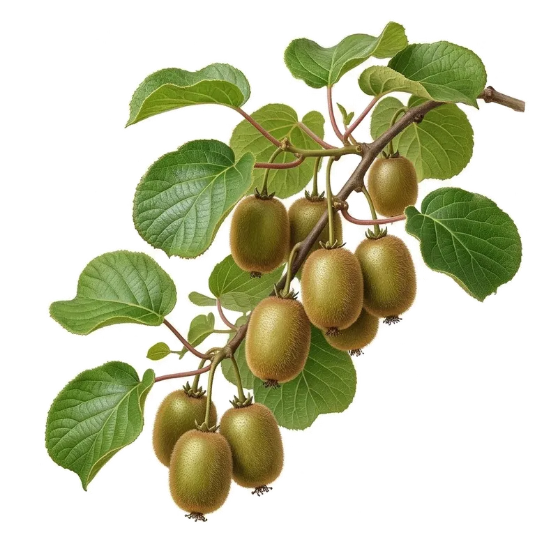 Illustration : Kiwi (Actinidia)