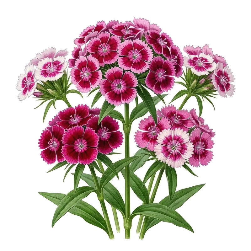 Illustration : Œillet des Poètes