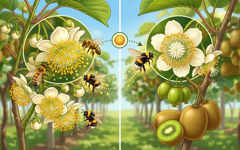 Pollinisation du Kiwi : Faut-il un Mâle et une Femelle pour Avoir des Fruits ?