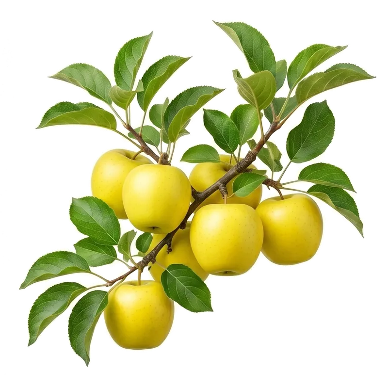 Illustration : Pommier Golden