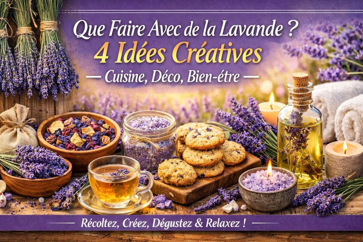 Que Faire Avec de la Lavande ? 4 Idées Créatives (Cuisine, Déco, Bien-être)