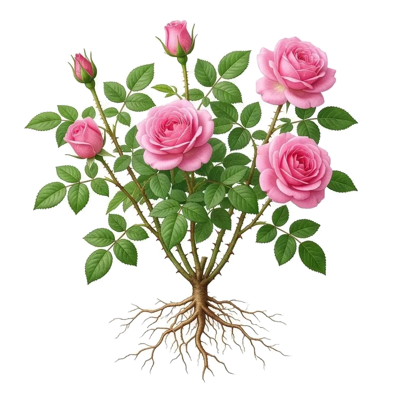 Illustration : Rosier Buisson