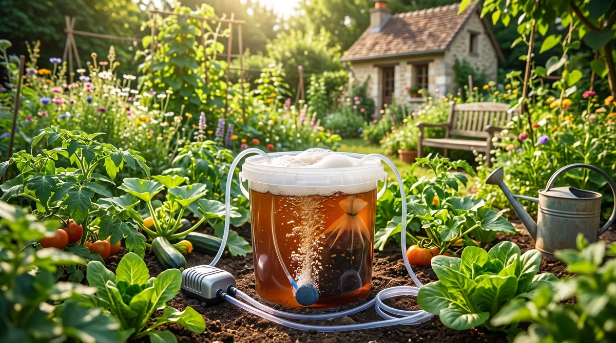 Thé de compost oxygéné (TCO) : La recette miracle pour revitaliser ses plantes