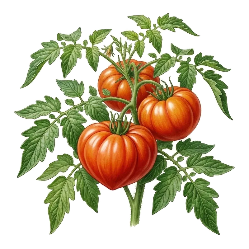 Illustration : Tomate Cœur de Bœuf