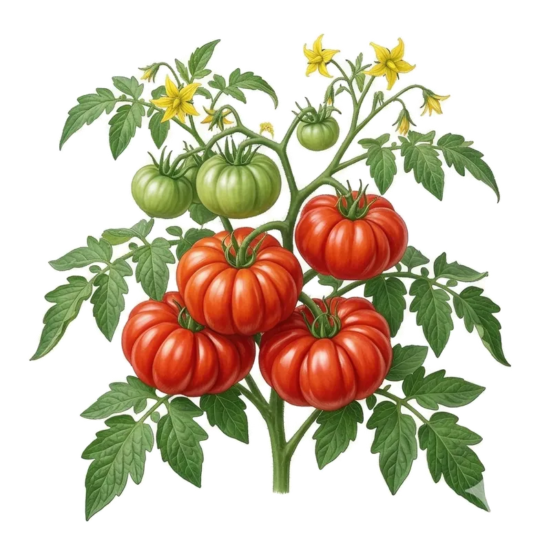 Illustration : Tomate Marmande