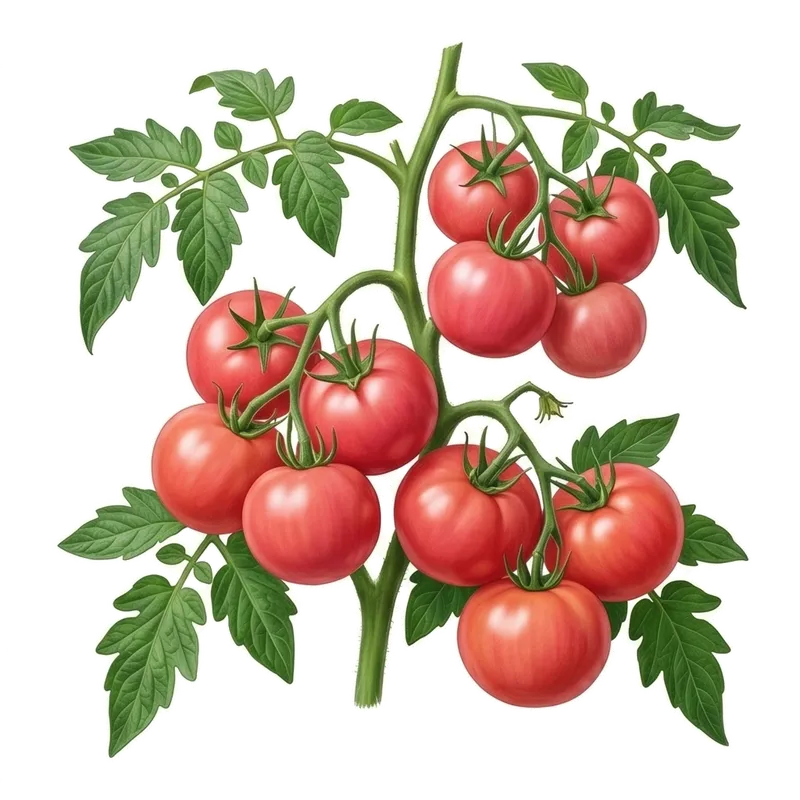 Illustration : Tomate Rose de Berne