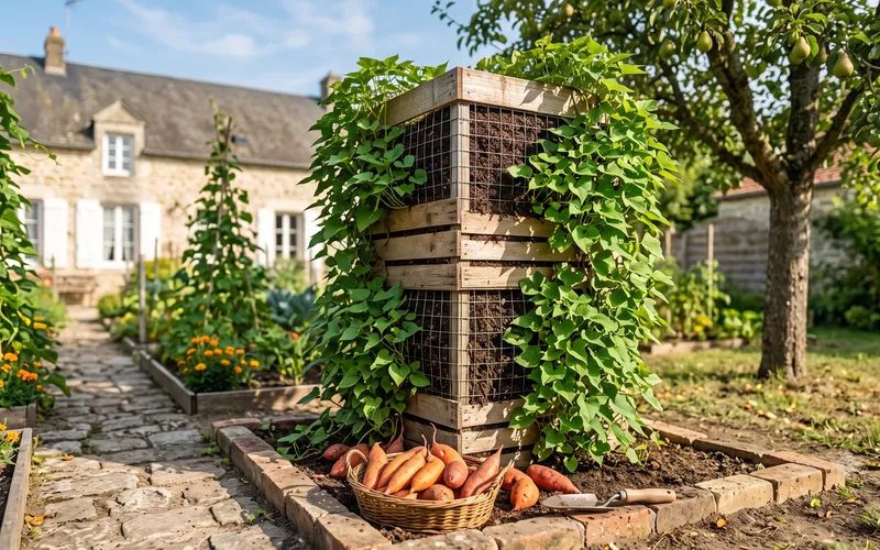 Patate douce en tour de culture : La méthode pour un rendement XXL sur 1m2