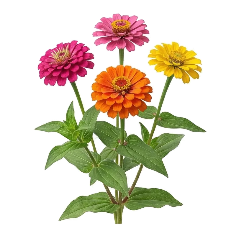Illustration : Zinnia