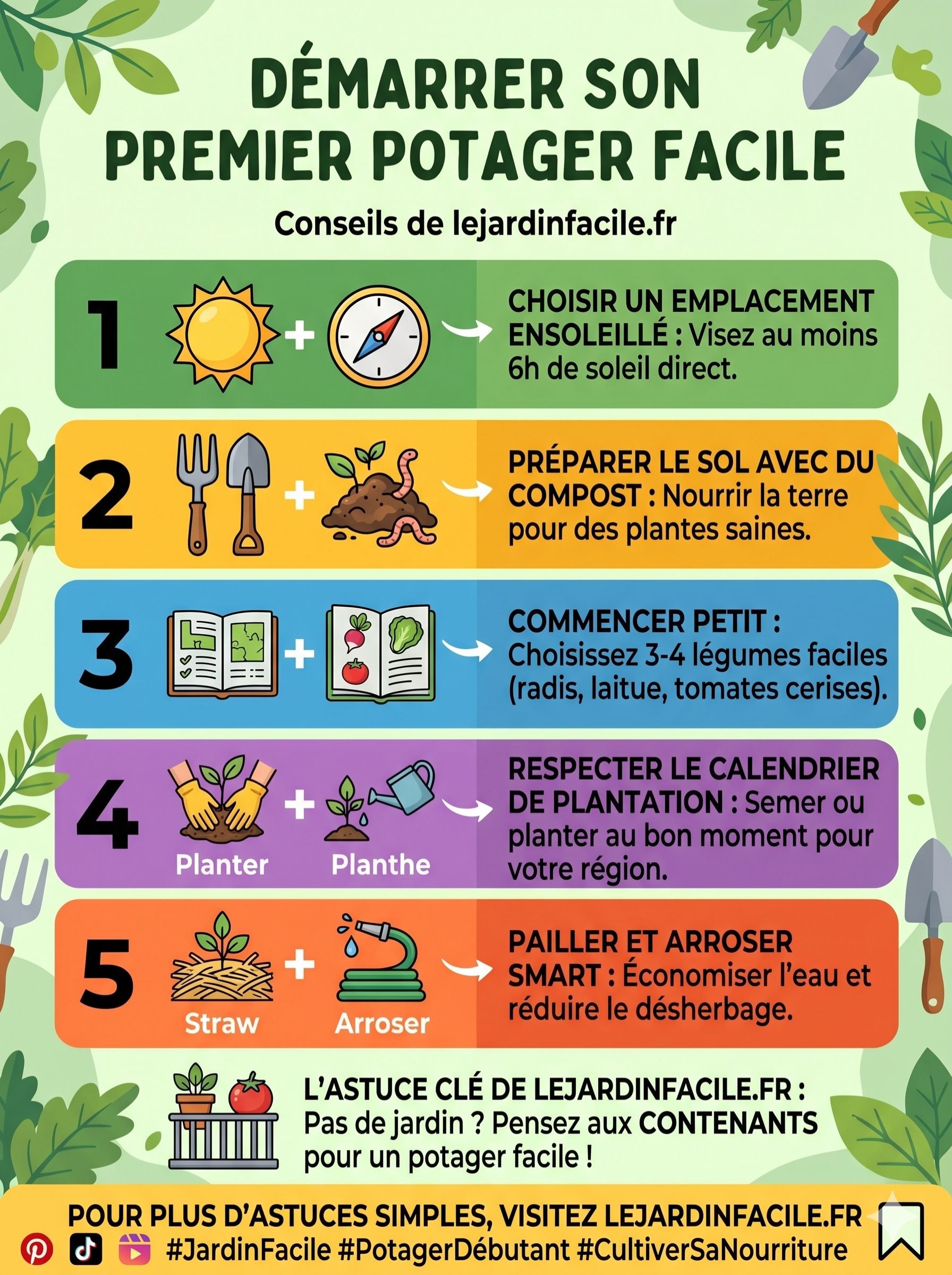 Demarrer son premier potager facilement